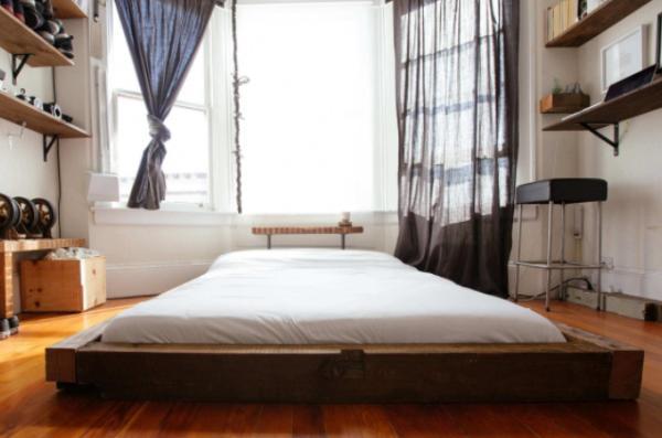 卧室装修万万不要买大床了，现在流行新型贴地床
