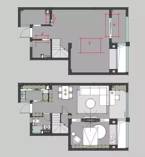 115㎡北欧风复式loft，儿童房是游戏室也是健身房！