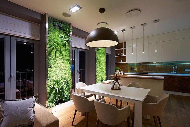 时髦家居设计，在公寓里打造绿植墙