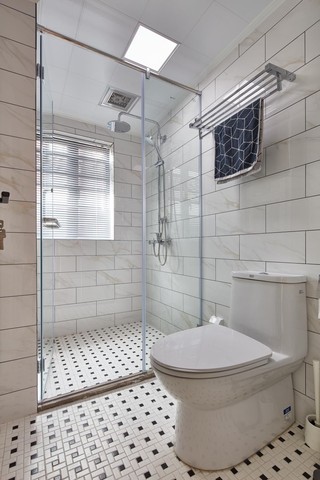 124㎡北欧风格淋浴房装修效果图