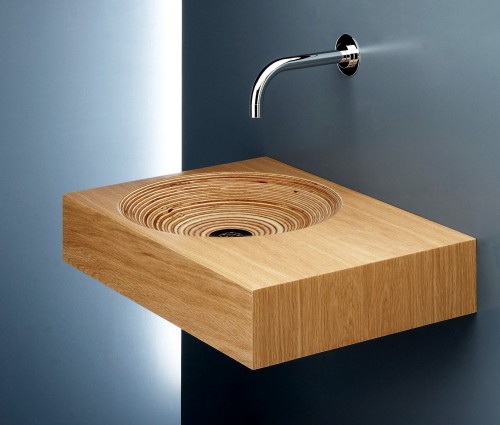 极具创意的木质盥洗槽 3930479