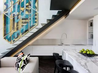 Loft风格公寓厨餐厅装修效果图