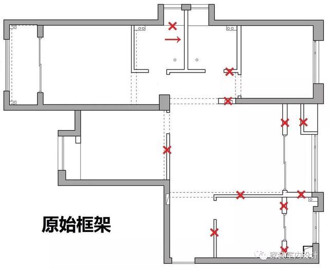 108㎡现代风三居，客+餐+厨+书房全开放，空间至少变大20㎡！