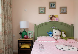 现代美式风格复式装修儿童房布置图
