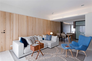 160平现代北欧三居装修沙发搭配图