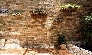 360平美式风格别墅装修植物墙设计