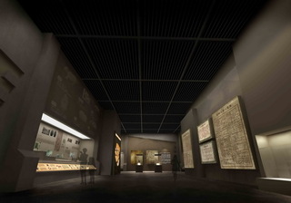 晋国博物馆展厅装修设计效果图