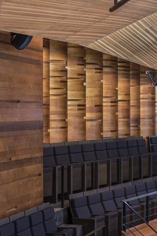 木制音乐厅内壁设计效果图