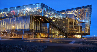 冰岛哈帕音乐厅外观设计