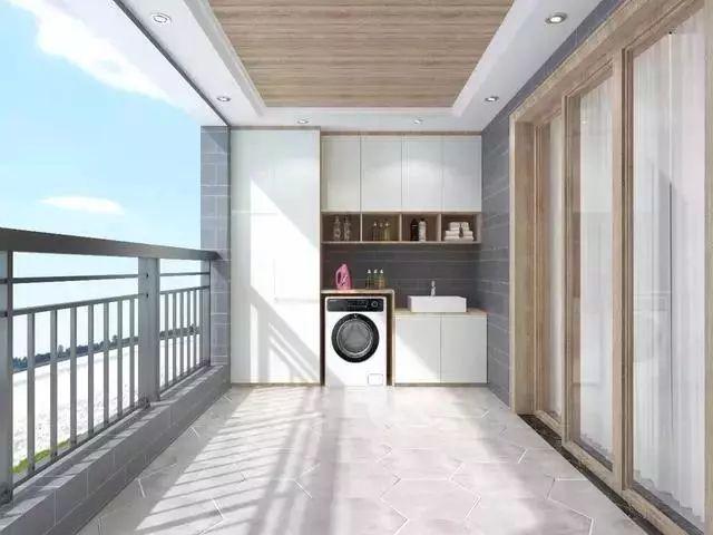 阳台新装的“洗衣柜”太实用了！