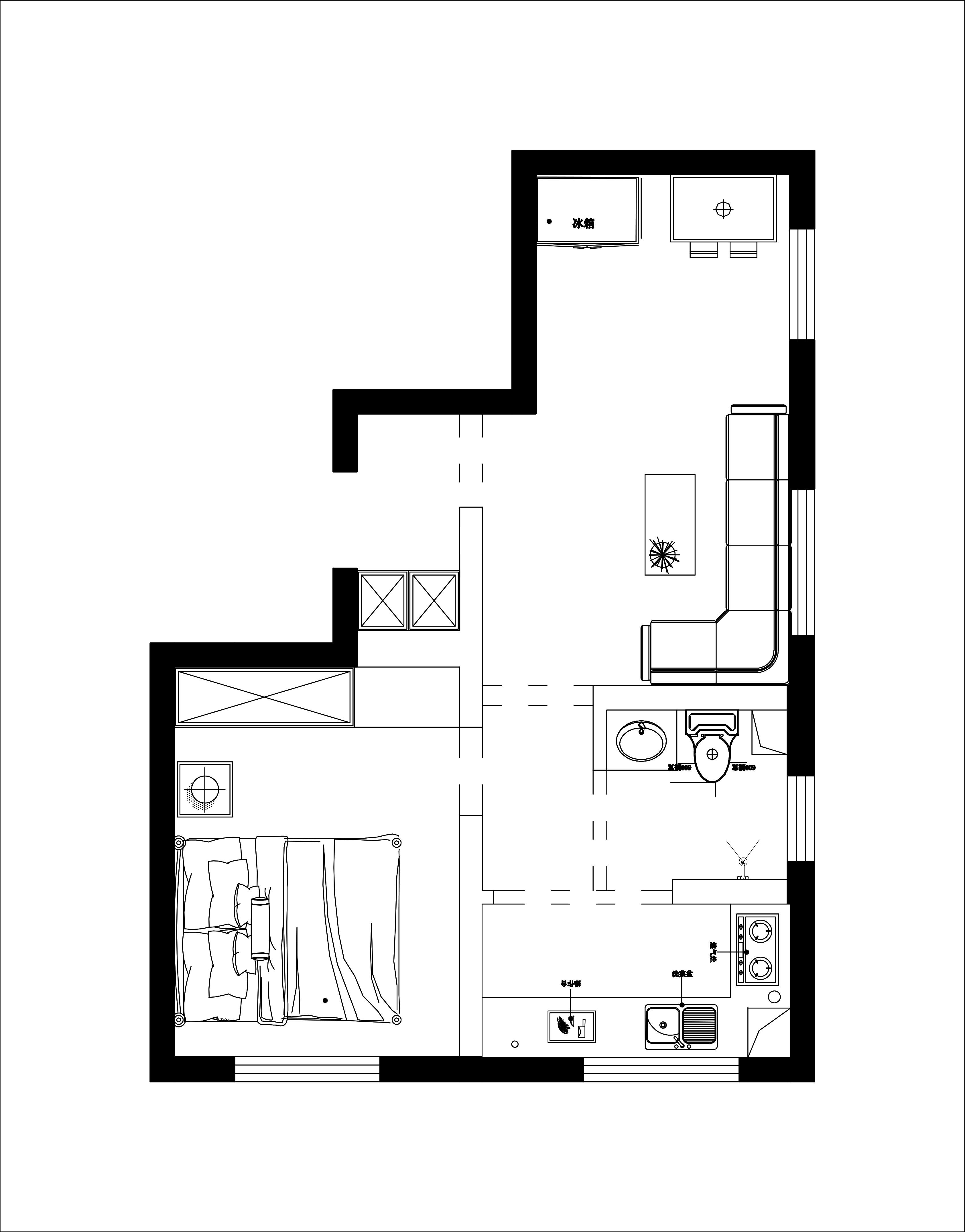 建业森林半岛 - 现代风格四室二厅二卫装修效果图 - ***珊设计效果图 - 每平每屋·设计家