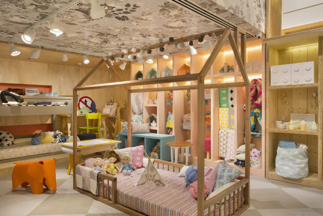 多彩温馨孕婴店装修设计图_齐家网装修效果图