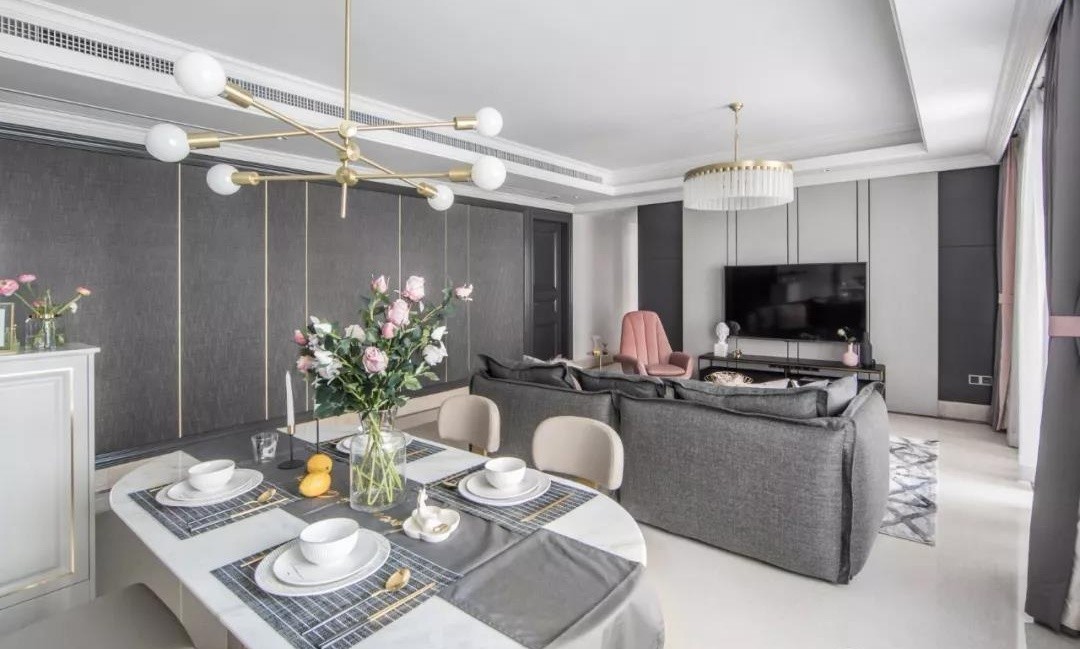 客餐厅横厅格局