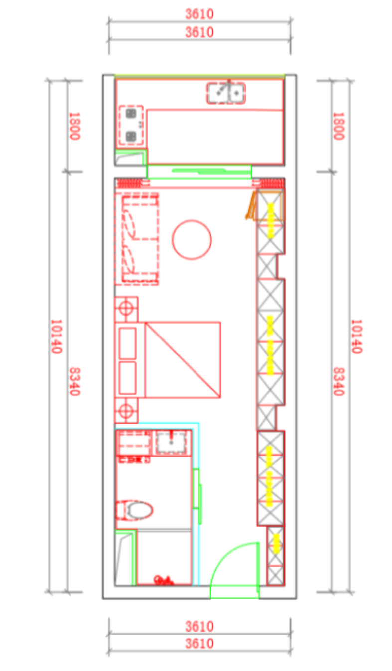 5万40平米现代小户型/一房装修效果图,40平方温馨小公寓装修案例效果