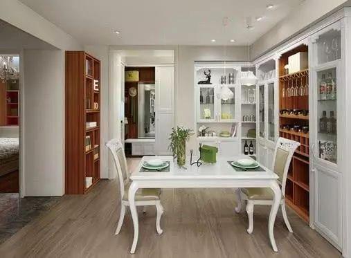 十款经典餐边柜设计案例，白色与原木色的组合很赞，时尚又温馨！