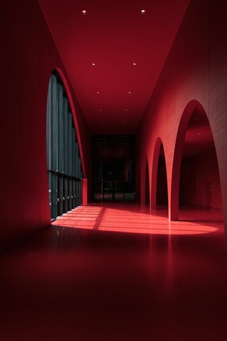 展览馆走廊空间设计效果图