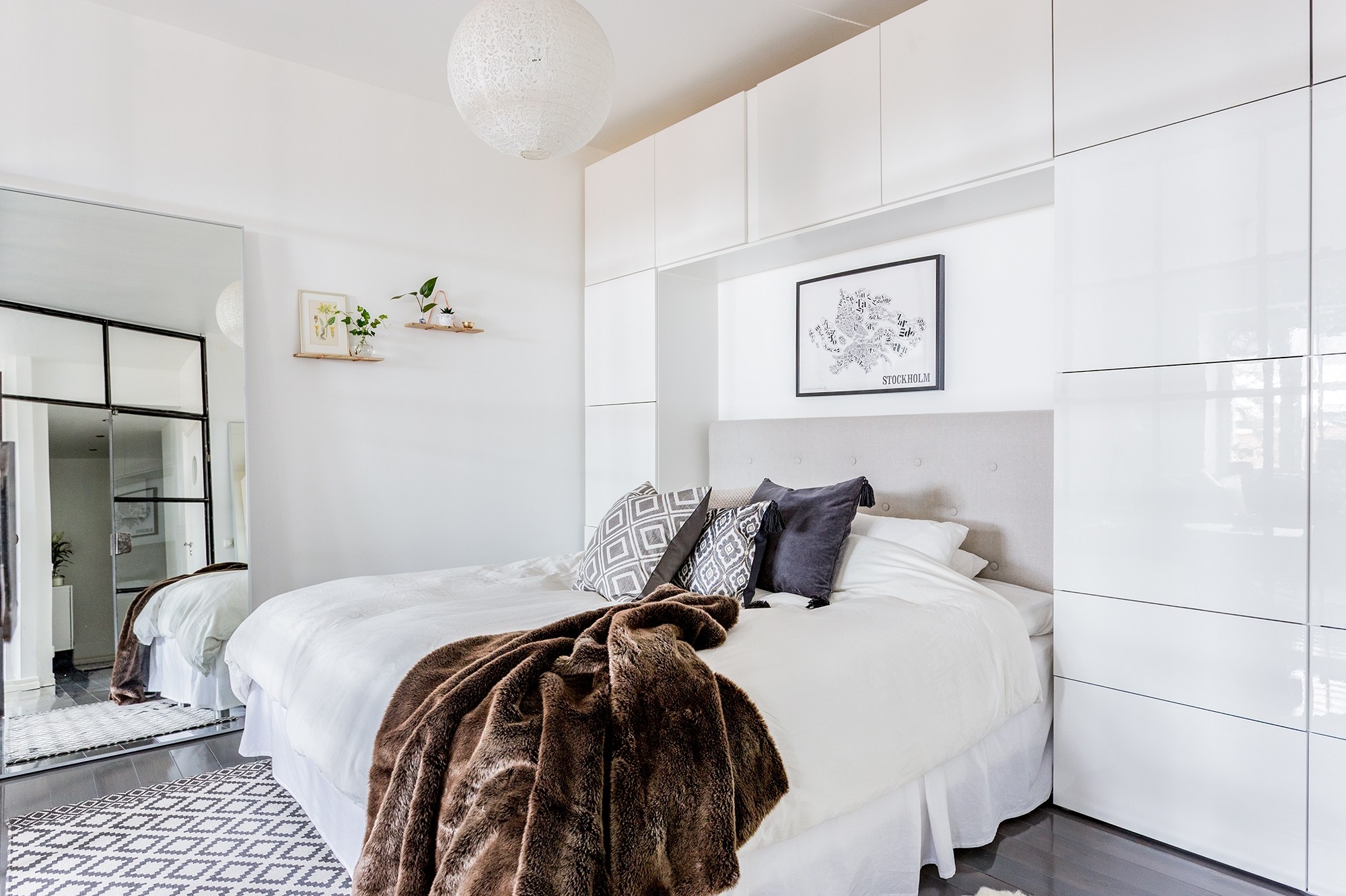 北欧风小户型公寓卧室装修效果图
