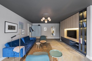 现代混搭风格公寓客厅装修效果图