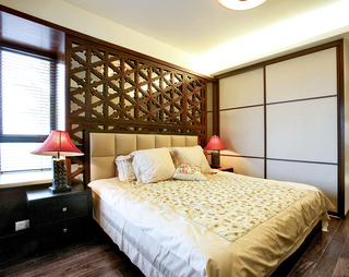 东南亚风格三居卧室装修设计图