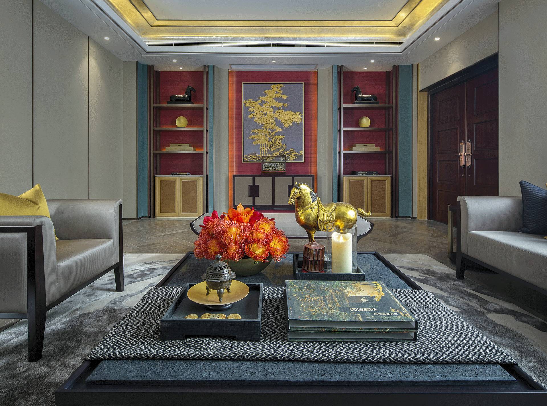 含蓄精雅的新古典风格 - 装修案例 - 德国钛马赫-18年专注北京高端家庭别墅装修设计公司