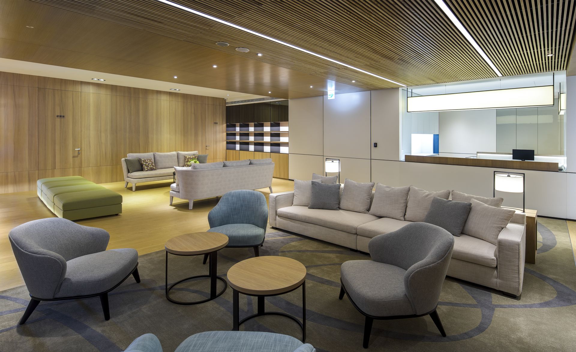 休闲月子会所接待厅装修效果图