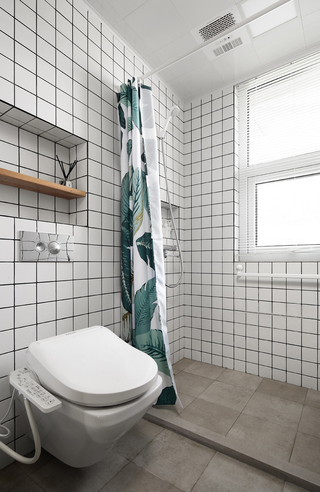 复式北欧风格淋浴房装修效果图