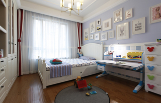 三居室美式风格儿童房装修效果图
