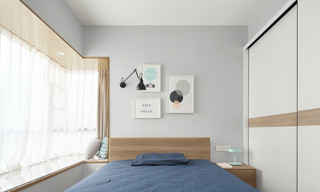 二居室现代北欧风卧室装修效果图