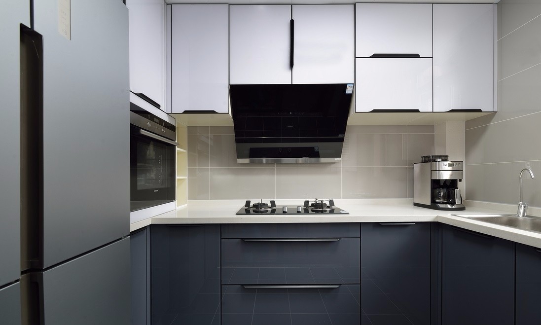 现代简约风格两居室厨房装修设计图