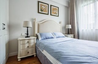 美式风格三居卧室装修设计效果图