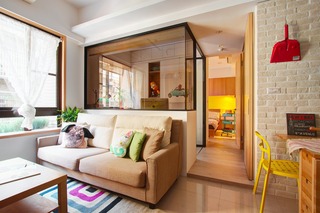 66平小户型公寓装修沙发设计图
