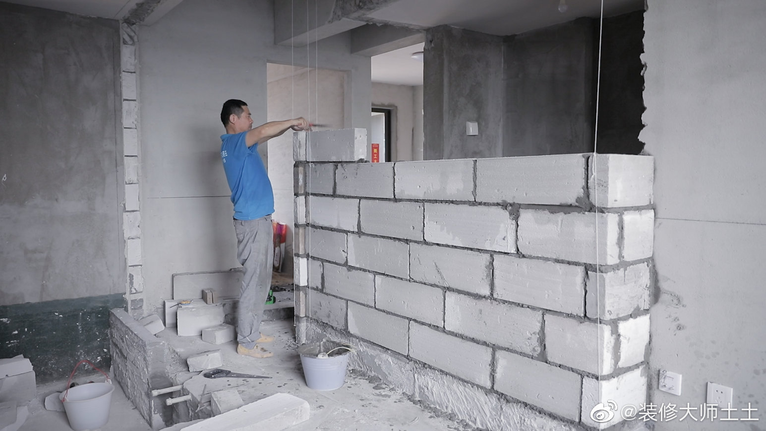 家装泥水砌墙施工技术方案