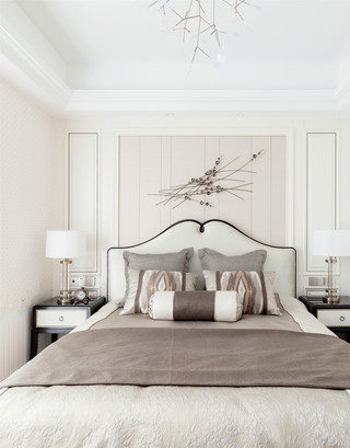 新古典美式风卧室装修效果图