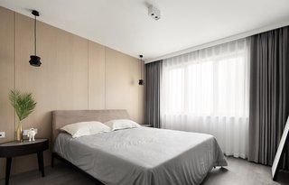 140平现代风卧室装修效果图