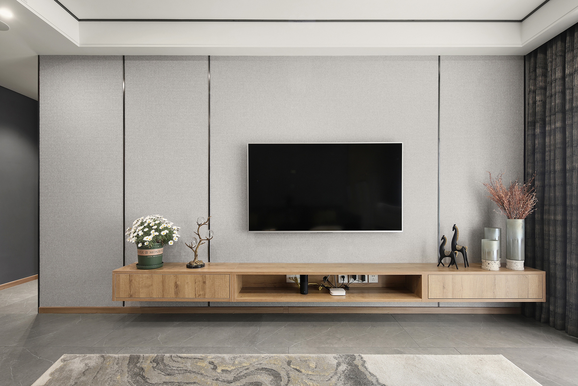 客厅电视背景墙的布局方法实用和美观_住范儿