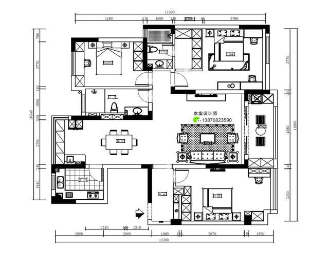 绿地悦城E区56栋701施工图(18)(1) - 副本-Model - 副本.jpg