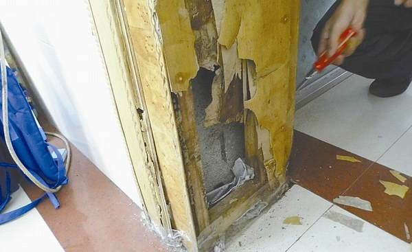 白蚁破坏家具的样子图片