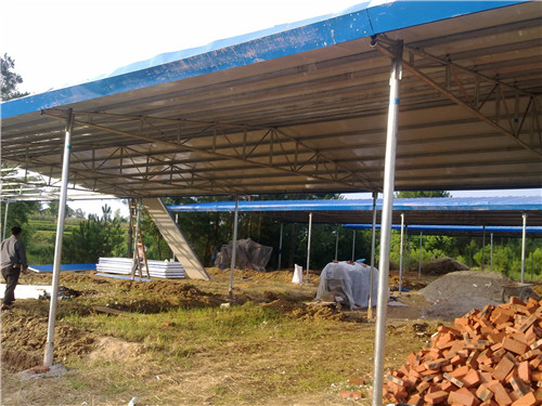 此外,彩钢棚必须针对制作与安装两个阶段来编辑施工组织设计.