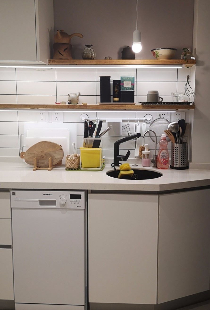 斜角厨房装修效果图图片