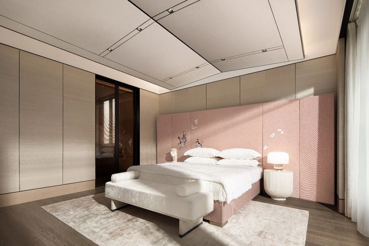 新中式风别墅卧室装修效果图